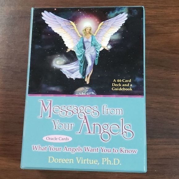 2002 Messages From Your Angels Oracle Cards Doreen Virtue, Ph.D. 44 Oracle Cards - Picture 1 of 3